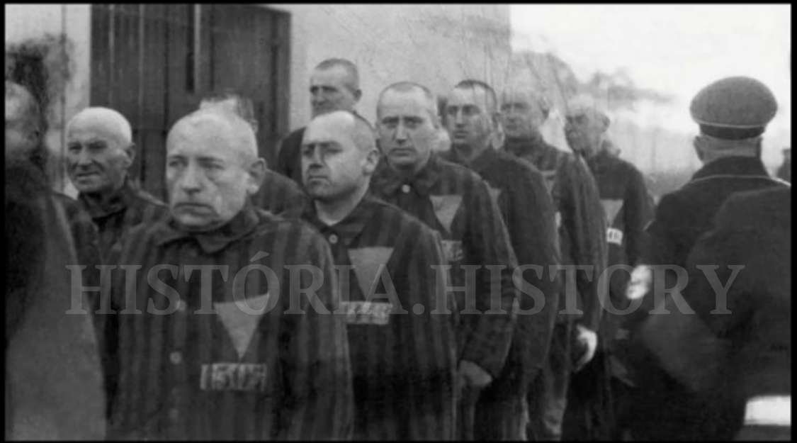 como os nazistas identificavam e humilhavam priosioneiros homossexuais